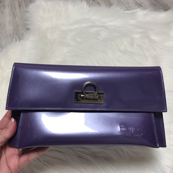 Beijo Purple Clutch Bag - Picture 2 of 7